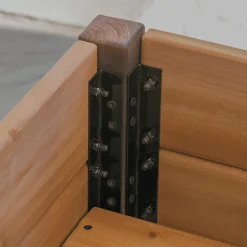 Miracle-Gro Raised Beds-Wood 4 x 4 x 1 ft Raised Garden Bed