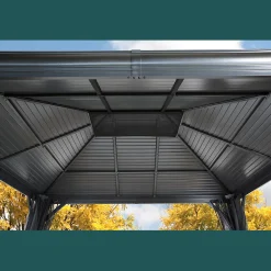 Sojag Hard-Top Gazebos-Mykonos II Double Roof Hardtop Gazebo