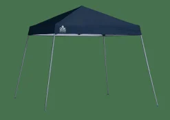 QuikShade Pop-Up Canopies-Quik Shade Expedition Blue Slant Leg Pop-Up Canopy
