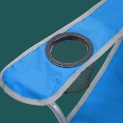 QuikShade Canopy Beach Chairs-Quik Shade Kids Shade Folding Chair, Blue/Silver