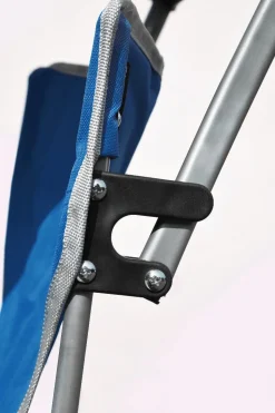 QuikShade Canopy Beach Chairs-Quik Shade Kids Shade Folding Chair, Blue/Silver