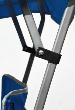 QuikShade Canopy Beach Chairs-Quik Shade Kids Shade Folding Chair, Blue/Silver