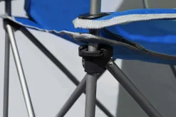 QuikShade Canopy Beach Chairs-Quik Shade Kids Shade Folding Chair, Blue/Silver