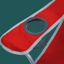 QuikShade Canopy Beach Chairs-Quik Shade Kids Shade Folding Chair, Red/Silver