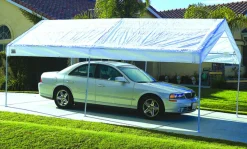 QuikShade Pop-Up Canopies-Quik Shade Moto Shade 10 x 20 ft. Six Leg Multipurpose Vehicle Canopy