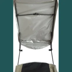 QuikShade Canopy Beach Chairs-Quik Shade Pro Comfort High Back Shade Folding Chair, Tan/Black