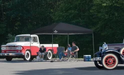 QuikShade Pop-Up Canopies-Quik Shade Shade tech Dark Blue ST65