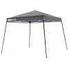 QuikShade Pop-Up Canopies|Canopy Tents-Quik Shade Solo Steel Grey and Dark Blue Pop-up Canopy