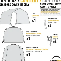 ShelterLogic Replacement Covers-Replacement Cover Kit for the Shed-in-a-Box®