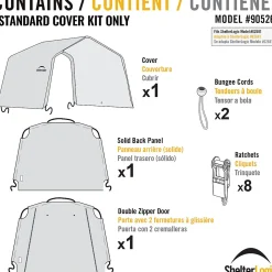 ShelterLogic Replacement Covers-Replacement Cover Kit for the AutoShelter®