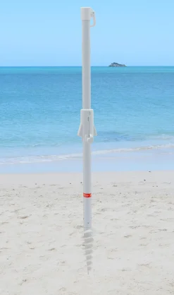 Rio Beach Beach Umbrellas-7 x 7 ft Multi 21 Panel Umbrella with Integrated Sand Anchor