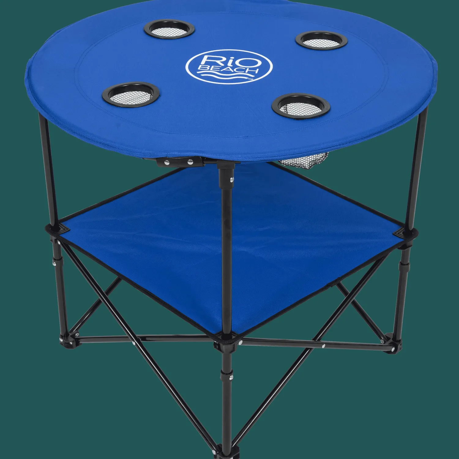 Rio Beach Tables|Beach Tables-Blue 28” Folding Portable Family Table