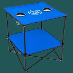 Rio Beach Beach Tables-Blue 22" Square Compact Folding Beach Table
