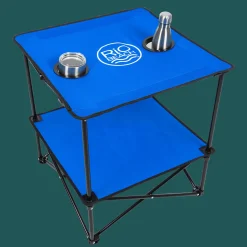 Rio Beach Beach Tables-Blue 22" Square Compact Folding Beach Table