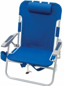 Rio Beach Backpack Beach Chairs-Blue The Big Boy Backpack Chair