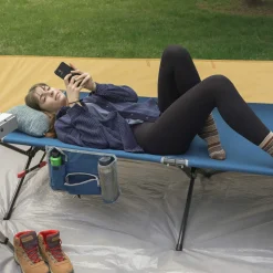 Rio Beach Camping Cots-RIO Gear 3 x 7 x 2 ft Black XL Camping Cot - 2 pack, Total Price $74.99