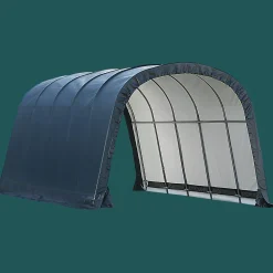 ShelterLogic Portable Sheds-Run-In Shed-in-a-Box Round, 12 ft. x 20 ft. x 8 ft.