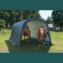 ShelterLogic Portable Sheds-Run-In Shed-in-a-Box Round, 12 ft. x 20 ft. x 8 ft.