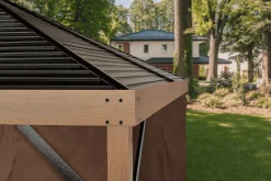 Sojag Gazebo Curtains-Sanibel Brown Polyester Curtains 8 ft. x 8 ft.