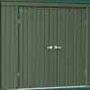 Miracle-Gro Garden Sheds|Metal Sheds-Scotts Lawn Care Storage Shed, 8x4, Green