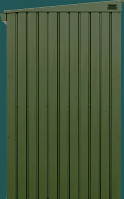 Miracle-Gro Garden Sheds|Metal Sheds-Scotts Lawn Care Storage Shed, 8x4, Green