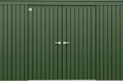 Miracle-Gro Garden Sheds|Metal Sheds-Scotts Lawn Care Storage Shed, 10x4, Green