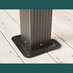 Sojag Hard-Top Gazebos-Sedona Hardtop Gazebo, 10 ft. x 12 ft. Dark Brown