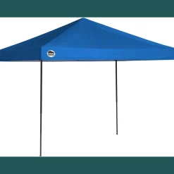 QuikShade Canopy Tents|Pop-Up Canopies-Shade Tech ST144 Straight Leg Pop-Up Canopy, 12 ft. x 12 ft. Blue