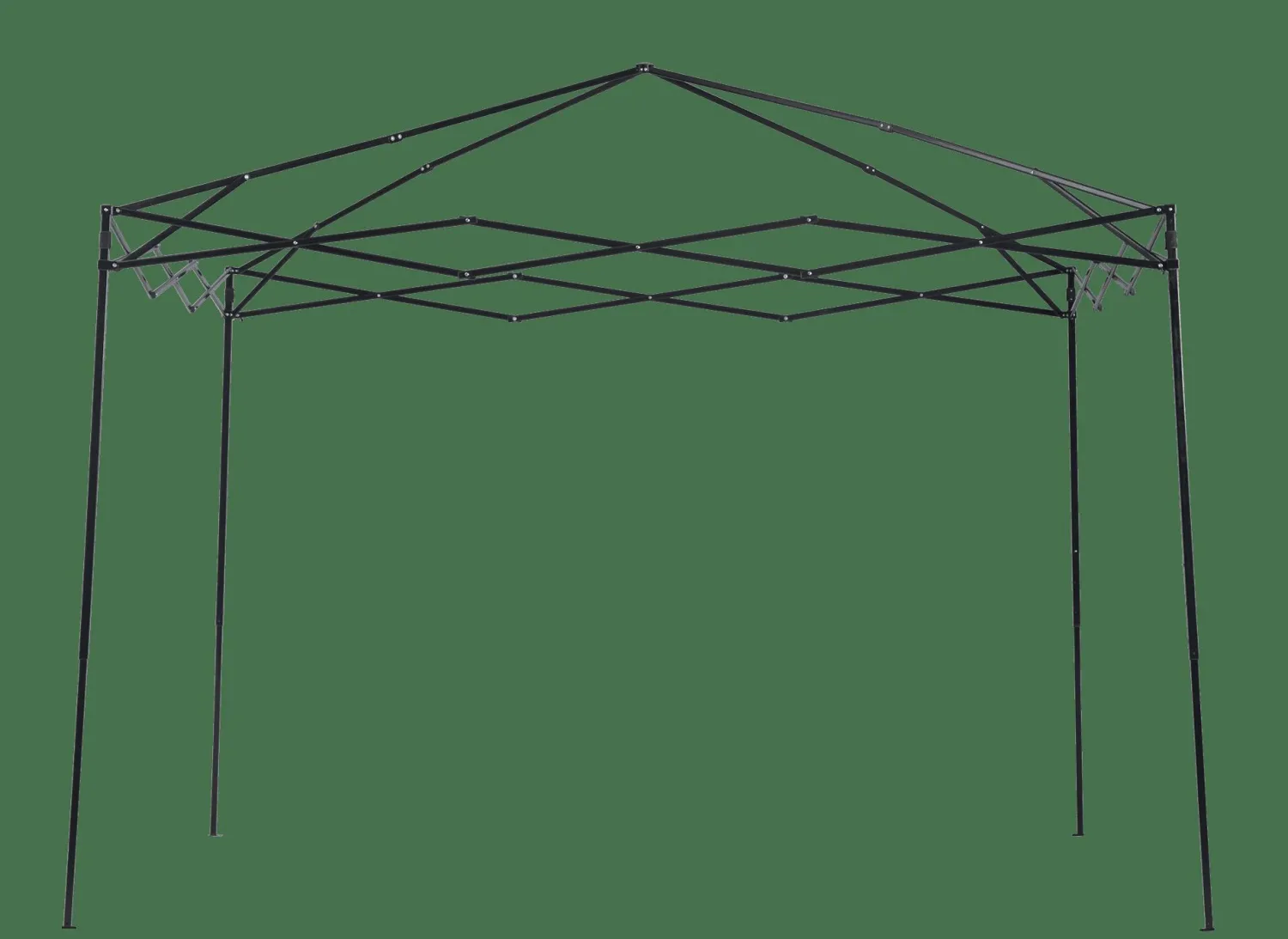 QuikShade Pop-Up Canopies-Shade Tech Straight Leg Pop-Up Canopy Tent Blue