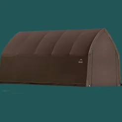 ShelterLogic Portable Sheds-13 x 20 x 12 ft Brown Alpine Barn