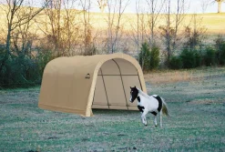 ShelterLogic Portable Sheds-10 x 15 x 8 ft Sandstone