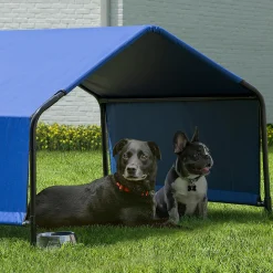 ShelterLogic Pet Shade-Blue Dog Shade Canopy