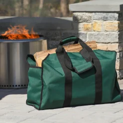 ShelterLogic Firewood Storage-Extra Heavy Duty Firewood Bag 24x12x20 in. Green