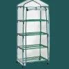 ShelterLogic Patio Greenhouses-Grow IT 2 x 1 x 5 ft Clear 4-Tier Mini Growhouse