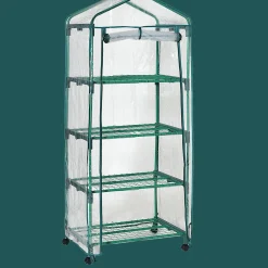 ShelterLogic Patio Greenhouses-Grow IT 2 x 1 x 5 ft Clear 4-Tier Mini Growhouse
