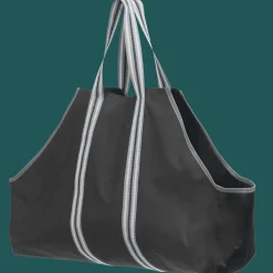 ShelterLogic Firewood Storage-Heavy Duty Firewood Bag 29x9x18 in. Black and Gray