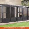 Sojag Solariums-Charleston 10 ft. x 10 ft. Wall Solarium