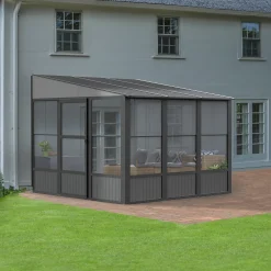 Sojag Solariums-Charleston 10 ft. x 10 ft. Wall Solarium