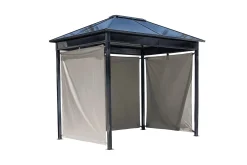 Sojag Hard-Top Gazebos-Danxia Cream 7 ft. x 9 ft. Gazebo