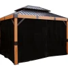 Sojag Hard-Top Gazebos-Fontana 10 ft. x 12 ft. Gazebo