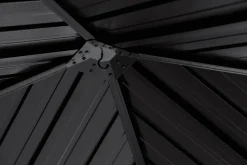 Sojag Gazebo Curtains-Lena 12 x 12 x 7 ft Black Polyester Curtains