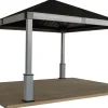 Sojag Hard-Top Gazebos-Lena 12 x 12 x 10 ft Grey Hard Top Gazebo