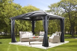 Sojag Hard-Top Gazebos-Meridien 10 ft. x 14 ft. Gazebo