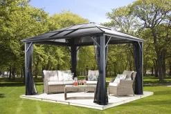 Sojag Hard-Top Gazebos-Meridien 10 ft. x 10 ft. Gazebo