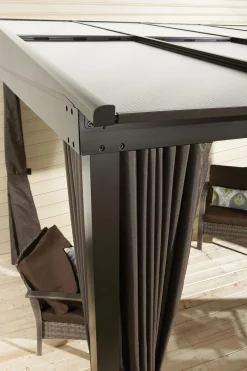 Sojag Wall-Mounted Gazebos-Pompano Wall Gazebo