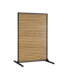 Sojag Privacy Screens-Privadesa 4 x 6 ft Wood Effect Privadesa Rustproof Aluminum Privacy Screen, Outdoor Shades