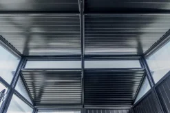 Sojag Metal Sheds-Rainier 8 x 11 ft Black Aluminum Storage Shed