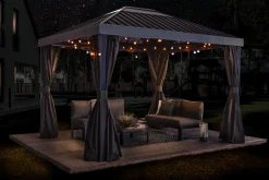 Sojag Hard-Top Gazebos-Skylight 10 ft. x 12 ft. Gazebo