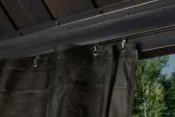 Sojag Gazebo Curtains-Skylight 10 x 12 x 7 ft Grey Curtains