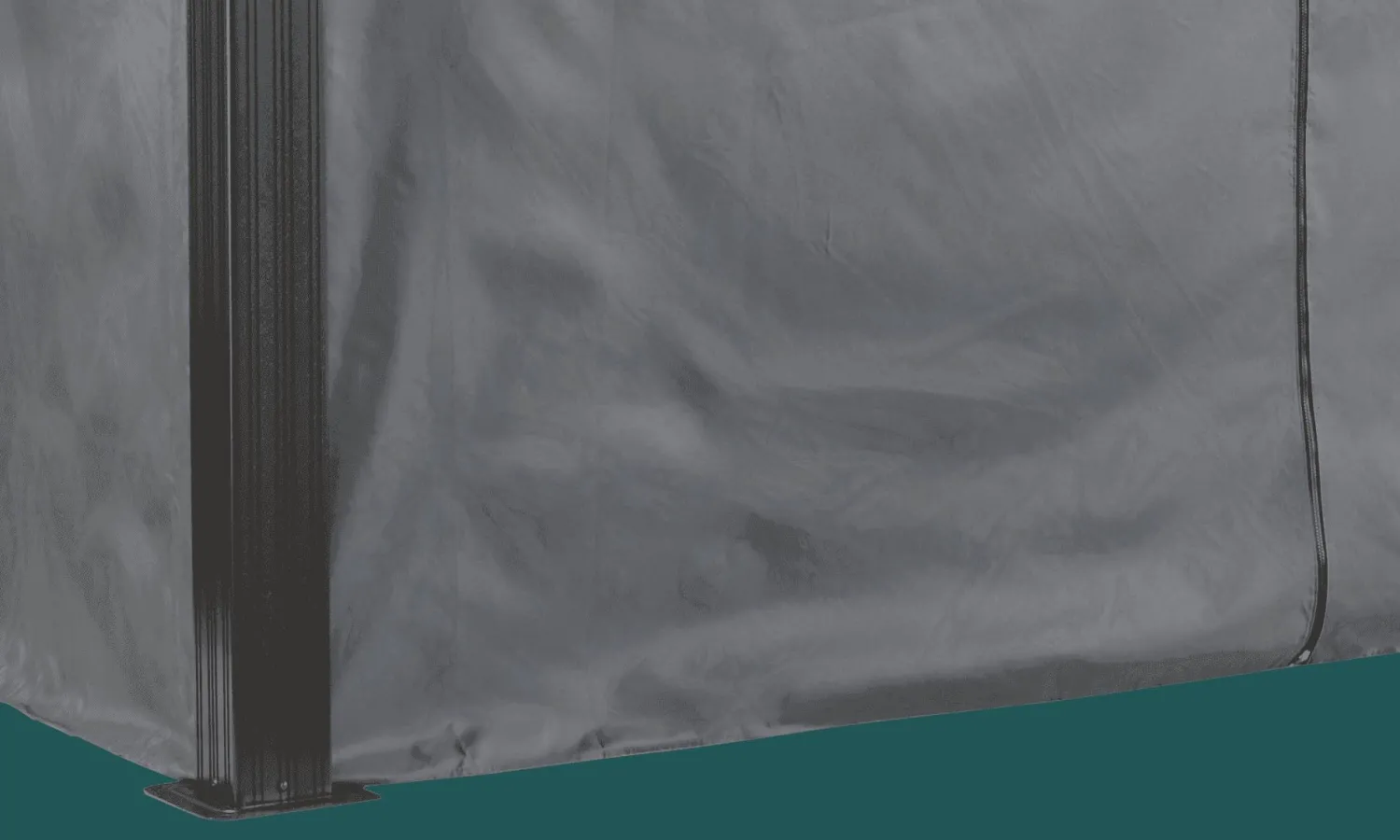 Sojag Gazebo Curtains-12x14 ft. Grey Curtains for Monaco/Messina/Mykonos Gazebos